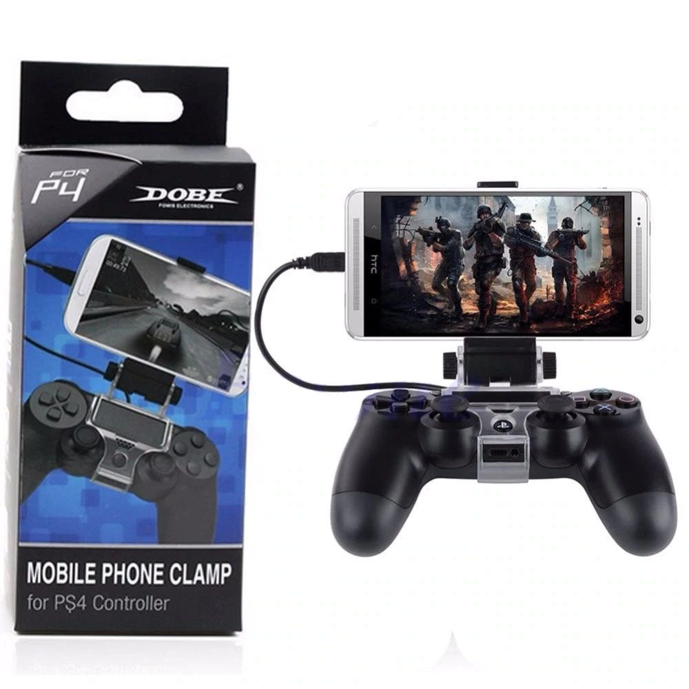 Mcbazel PS4 Manette Support Téléphone PS4 Clip pour PS4 / PS4 Slim/ PS4 Pro  Manette Noir : : Jeux vidéo